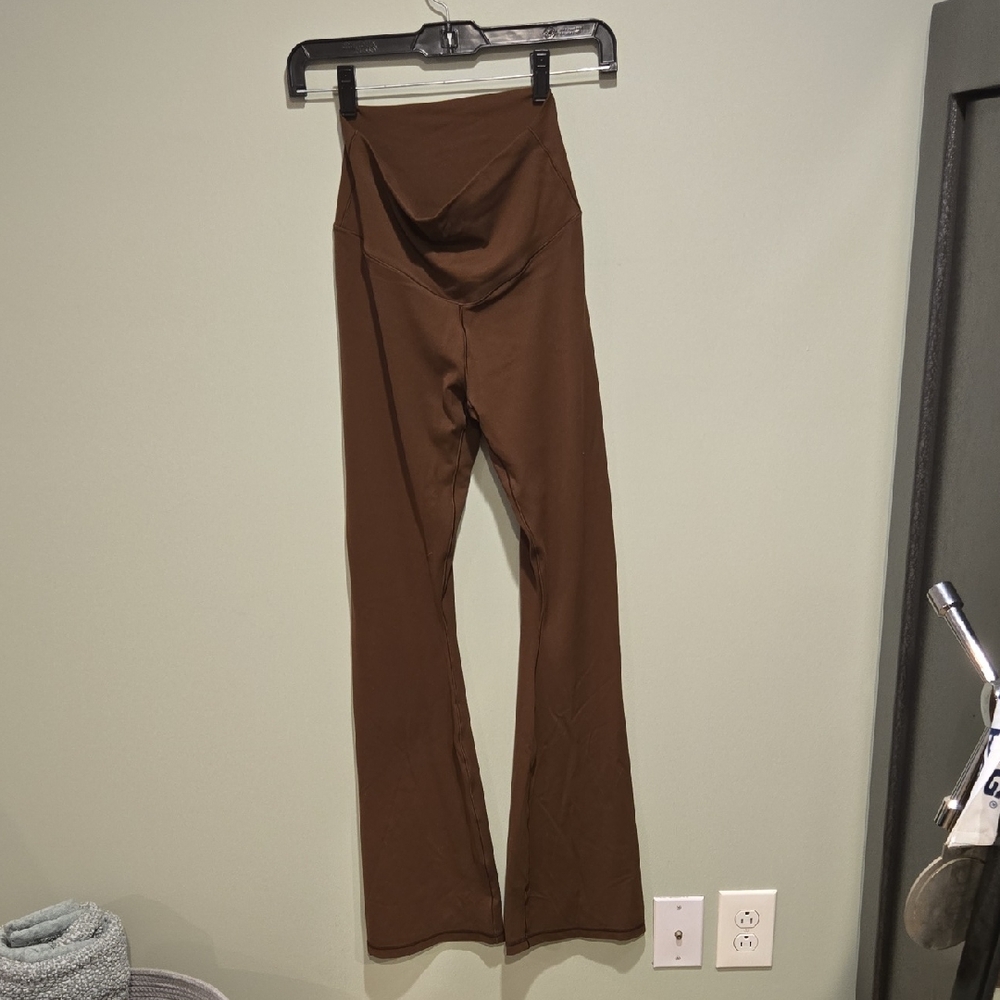 Aerie Offline Real Me Xtra High Waisted Bootcut Leggings, Brown, Medium
